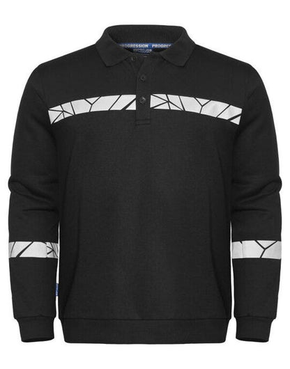 Pro-Job ProJob Progression 7100 LS Polo Sweat - Black/Black
