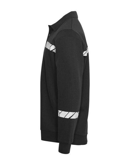 Pro-Job ProJob Progression 7100 LS Polo Sweat - Black/Black