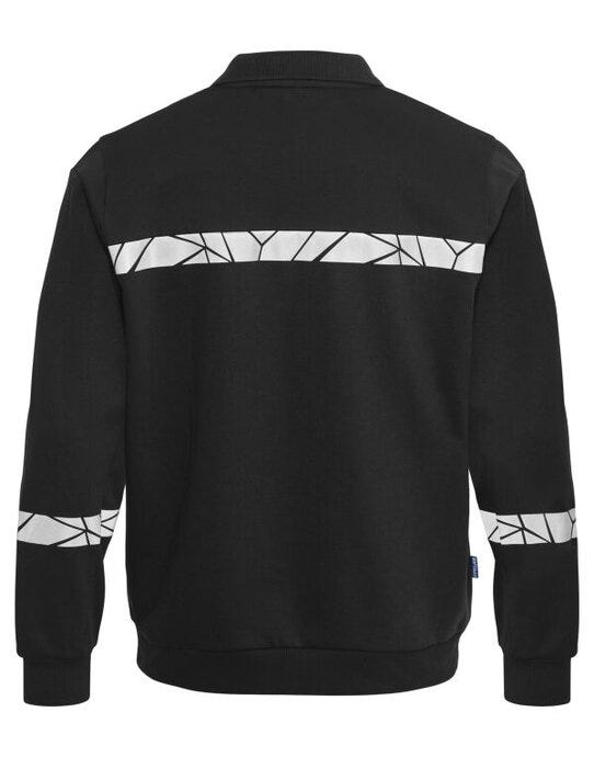 Pro-Job ProJob Progression 7100 LS Polo Sweat - Black/Black