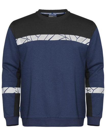 Pro-Job ProJob Progression 7101 Sweatshirt - Navy/Black