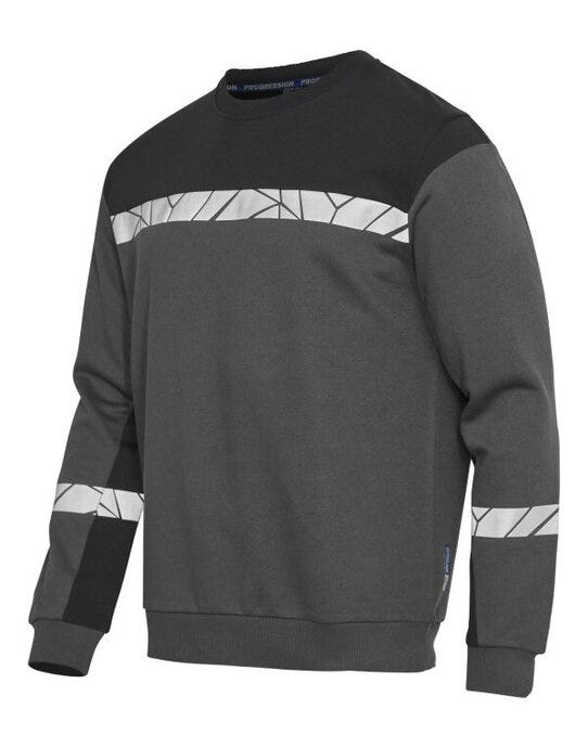 Pro-Job ProJob Progression 7101 Sweatshirt - Grey/Black
