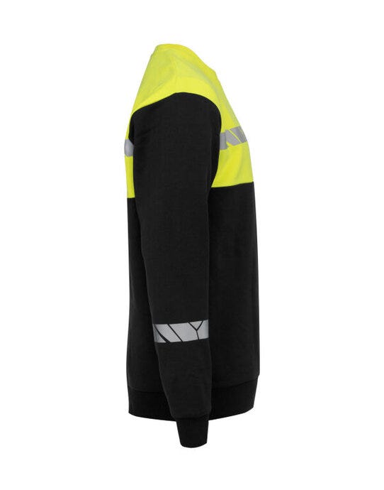 Pro-Job ProJob Progression 7101 Sweatshirt - Black/Yellow