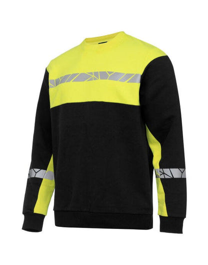 Pro-Job ProJob Progression 7101 Sweatshirt - Black/Yellow