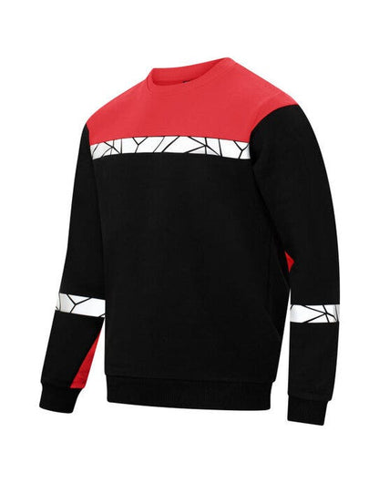 Pro-Job ProJob Progression 7101 Sweatshirt - Black/Red