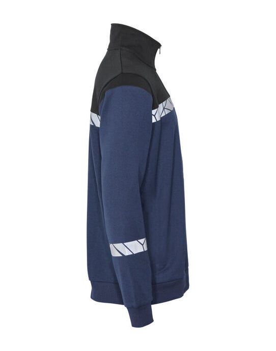 Pro-Job ProJob Progression 7102 Half Zip Sweat - Navy/Black