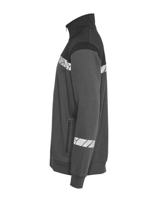 Pro-Job ProJob Progression 7102 Half Zip Sweat - Grey/Black