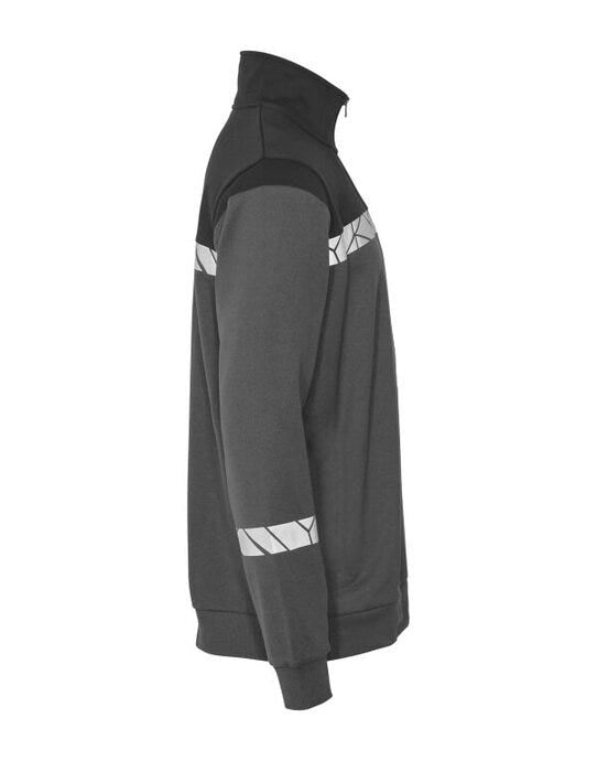Pro-Job ProJob Progression 7102 Half Zip Sweat - Grey/Black