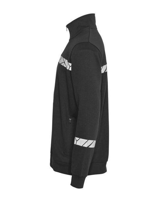 Pro-Job ProJob Progression 7102 Half Zip Sweat - Black/Black