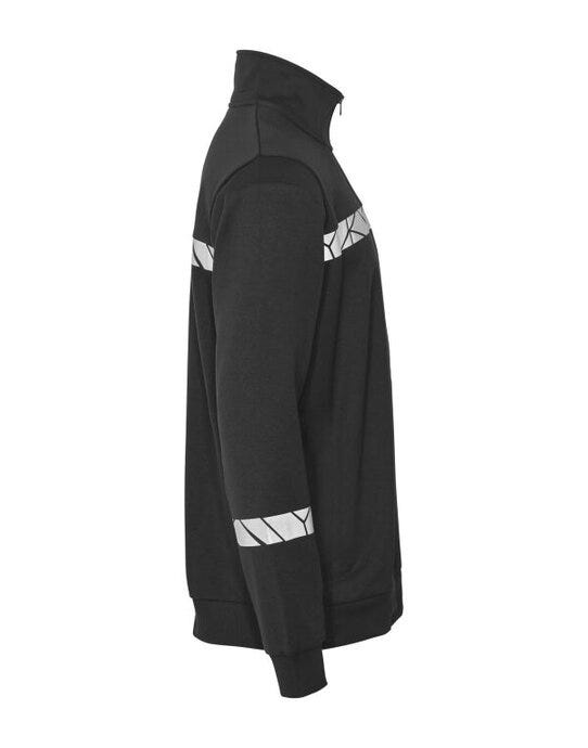 Pro-Job ProJob Progression 7102 Half Zip Sweat - Black/Black