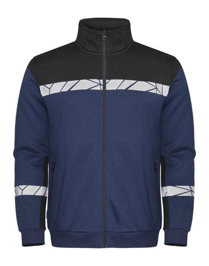 Pro-Job ProJob Progression 7103 Full Zip Sweat - Navy/Black