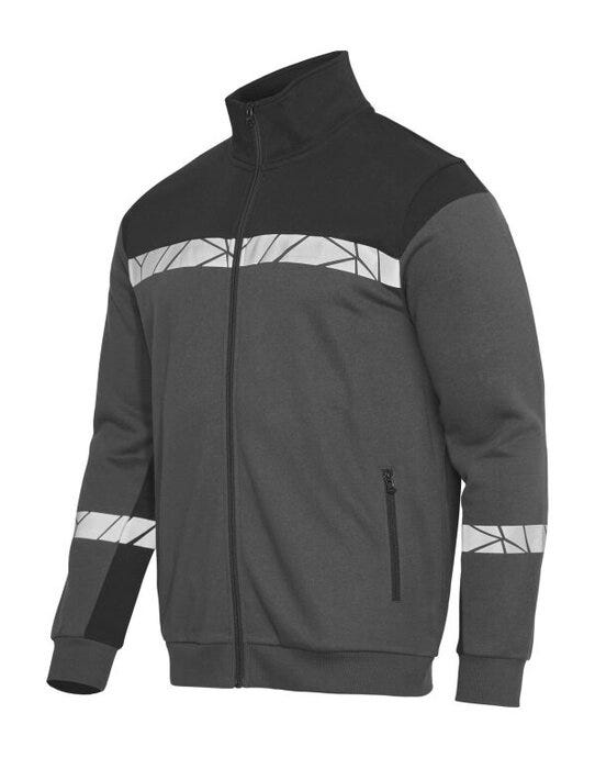 Pro-Job ProJob Progression 7103 Full Zip Sweat - Grey/Black