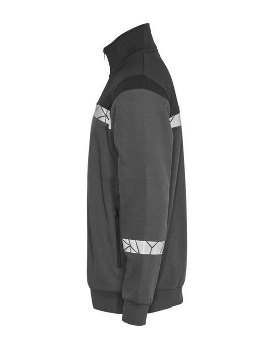 Pro-Job ProJob Progression 7103 Full Zip Sweat - Grey/Black