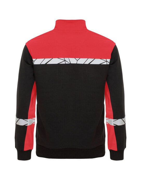 Pro-Job ProJob Progression 7103 Full Zip Sweat - Black/Red
