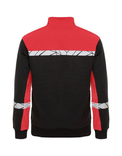 Pro-Job ProJob Progression 7103 Full Zip Sweat - Black/Red