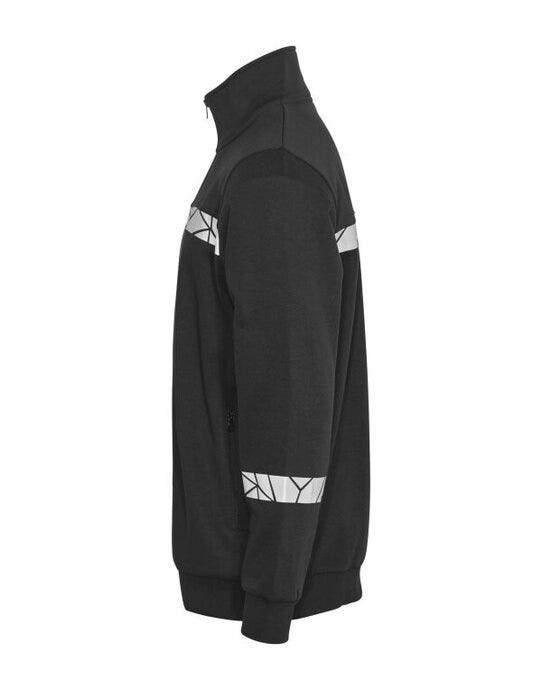 Pro-Job ProJob Progression 7103 Full Zip Sweat - Black/Black
