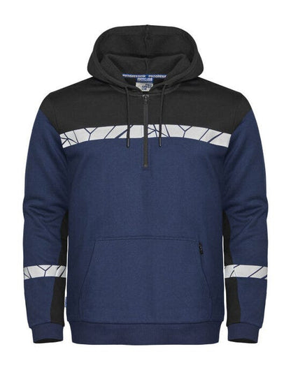 Pro-Job ProJob Progression 7104 Half Zip Hoodie - Navy/Black