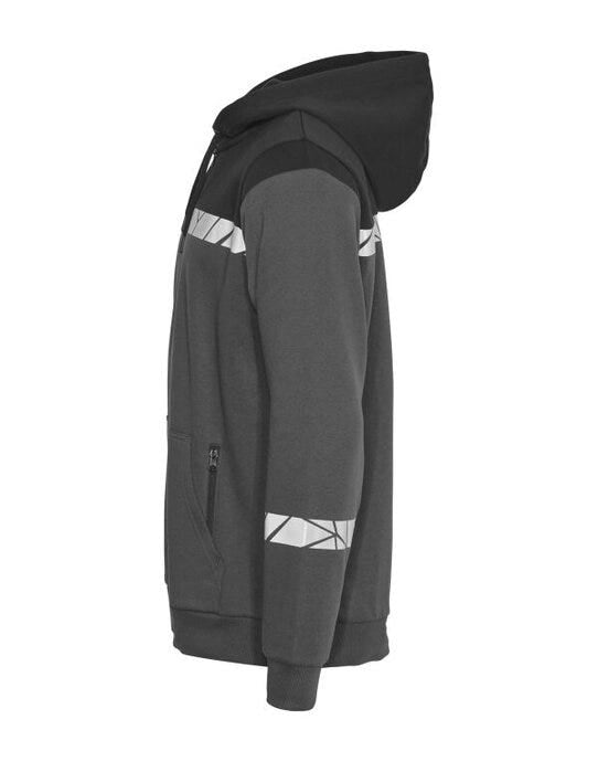 Pro-Job ProJob Progression 7104 Half Zip Hoodie - Grey/Black