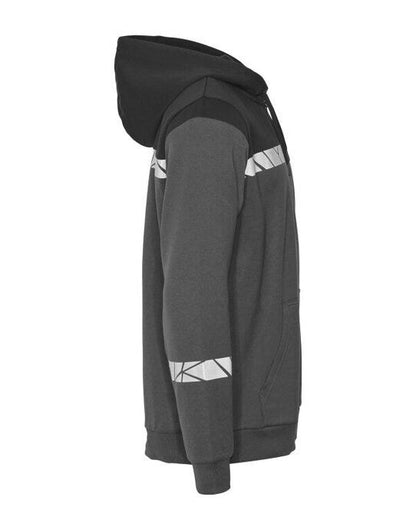 Pro-Job ProJob Progression 7104 Half Zip Hoodie - Grey/Black
