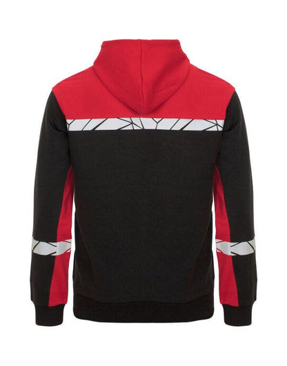 Pro-Job ProJob Progression 7104 Half Zip Hoodie - Black/Red