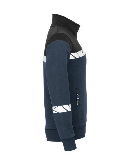 Pro-Job ProJob Progression 7105 Ladies FZ Sweat - Navy/Black