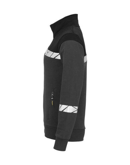 Pro-Job ProJob Progression 7105 Ladies FZ Sweat - Grey/Black