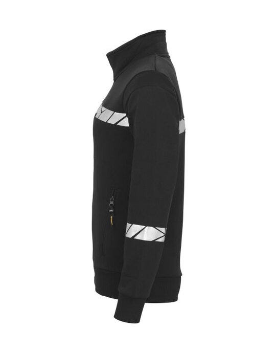 Pro-Job ProJob Progression 7105 Ladies FZ Sweat - Black/Black