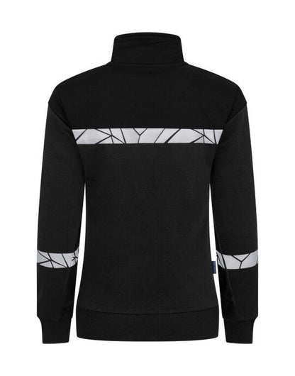 Pro-Job ProJob Progression 7105 Ladies FZ Sweat - Black/Black