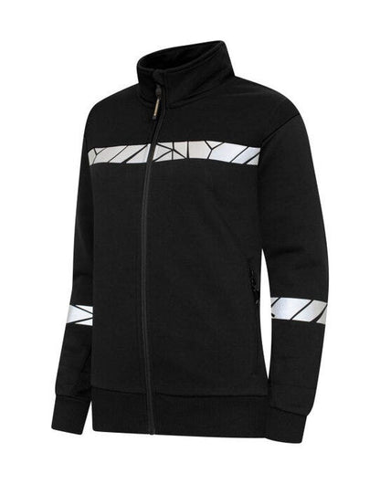 Pro-Job ProJob Progression 7105 Ladies FZ Sweat - Black/Black