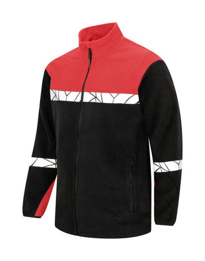 Pro-Job ProJob Progression 7300 Full Zip Fleece - Black/Red