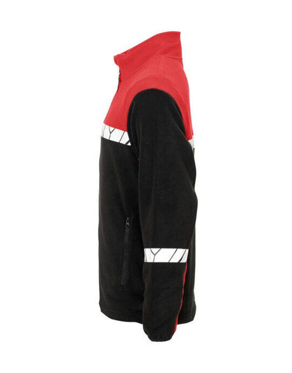 Pro-Job ProJob Progression 7300 Full Zip Fleece - Black/Red