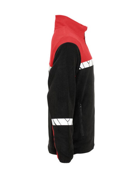 Pro-Job ProJob Progression 7300 Full Zip Fleece - Black/Red