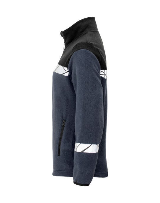 Pro-Job ProJob Progression 7301 Ladies FZ Fleece - Navy/Black