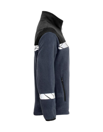 Pro-Job ProJob Progression 7301 Ladies FZ Fleece - Navy/Black