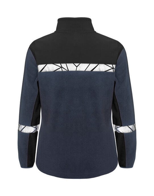 Pro-Job ProJob Progression 7301 Ladies FZ Fleece - Navy/Black