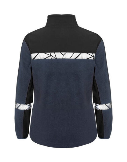 Pro-Job ProJob Progression 7301 Ladies FZ Fleece - Navy/Black