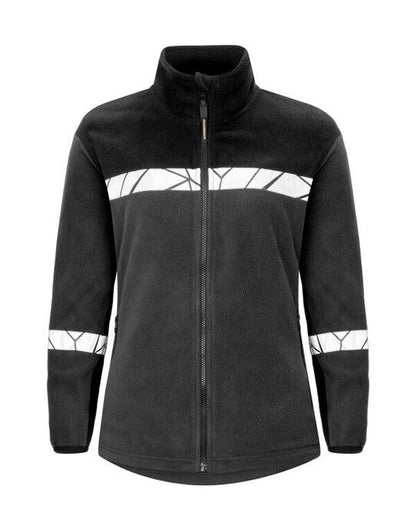 Pro-Job ProJob Progression 7301 Ladies FZ Fleece - Grey/Black