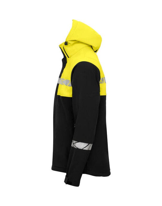 Pro-Job ProJob Progression 7400 Softshell Jkt - Black/Yellow