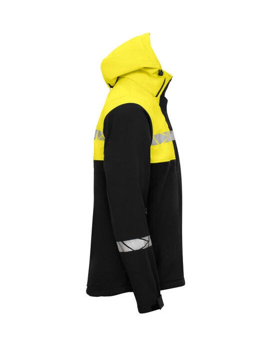 Pro-Job ProJob Progression 7400 Softshell Jkt - Black/Yellow