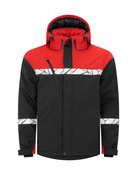 Pro-Job ProJob Progression 7413 Padded Softshell - Black/Red