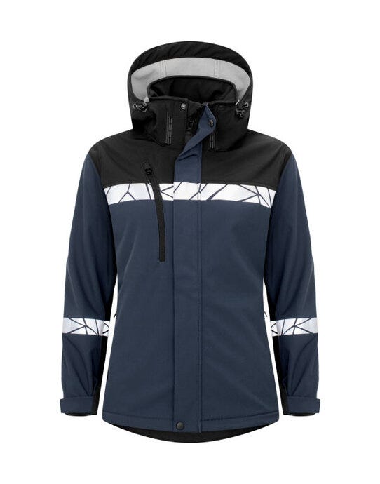 Pro-Job ProJob Progression 7417 Ladies Softshell - Navy/Black
