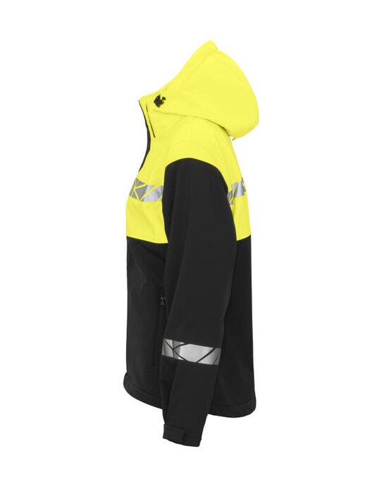 Pro-Job ProJob Progression 7417 Ladies Softshell - Black/Yellow