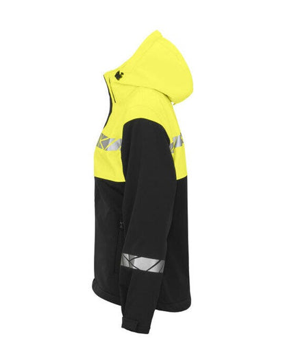 Pro-Job ProJob Progression 7417 Ladies Softshell - Black/Yellow