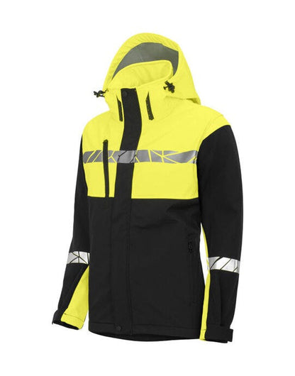 Pro-Job ProJob Progression 7417 Ladies Softshell - Black/Yellow