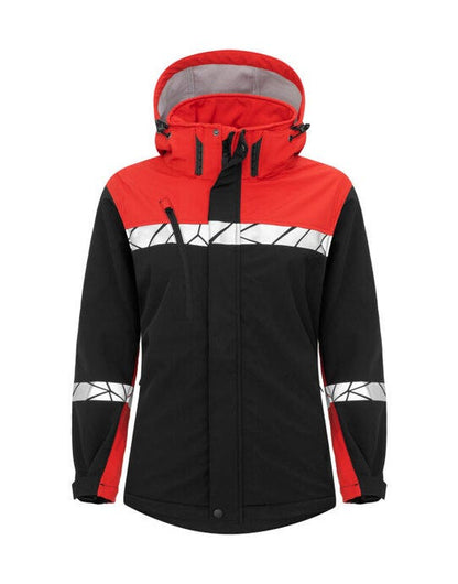 Pro-Job ProJob Progression 7417 Ladies Softshell - Black/Red