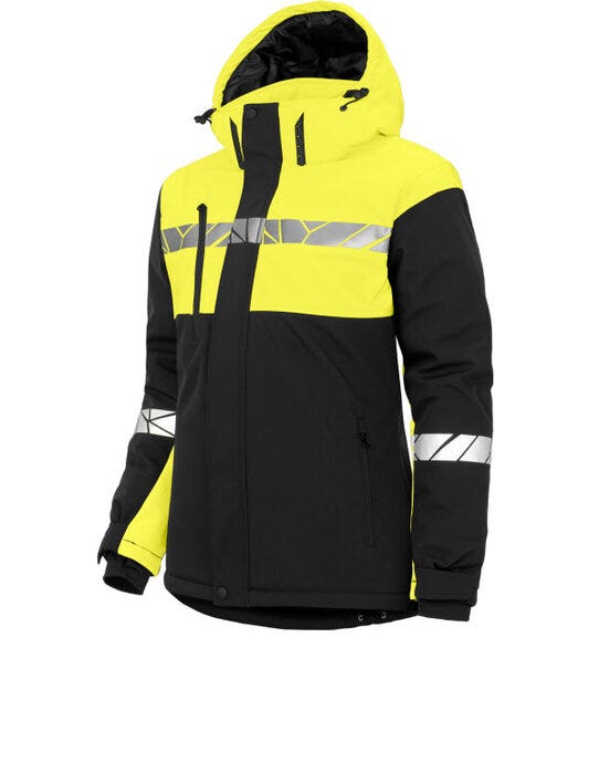 Pro-Job ProJob Progression 7418 Ladies Softshell - Black/Yellow