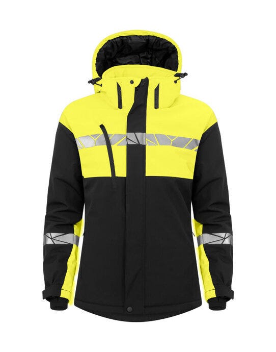 Pro-Job ProJob Progression 7418 Ladies Softshell - Black/Yellow