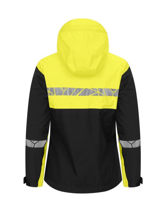 Pro-Job ProJob Progression 7419 Ladies Shell Jkt - Black/Yellow