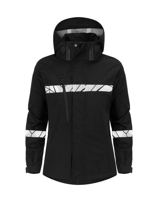 Pro-Job ProJob Progression 7419 Ladies Shell Jkt - Black/Black