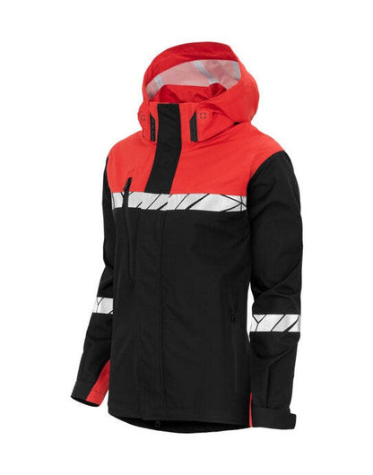 Pro-Job ProJob Progression 7419 Ladies Shell Jkt - Black/Red