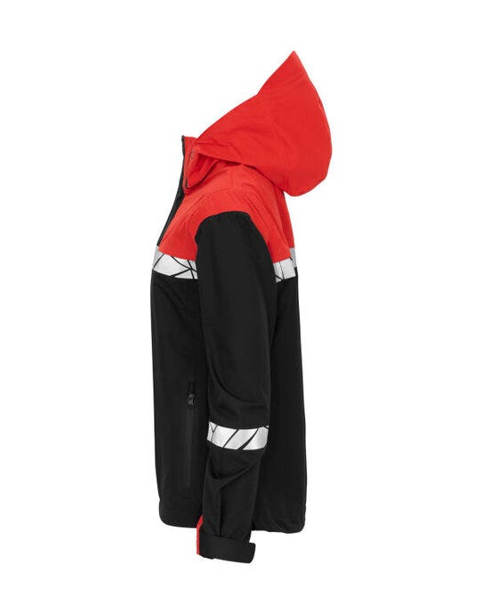 Pro-Job ProJob Progression 7419 Ladies Shell Jkt - Black/Red